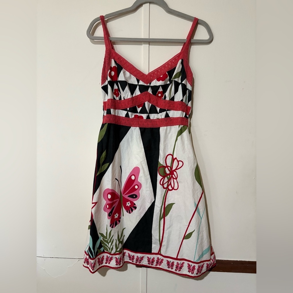 Fire Los Angeles Kids Dress - Pink, Black, White, Green